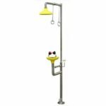 Hand Operated Safety Shower Cum Eyewash